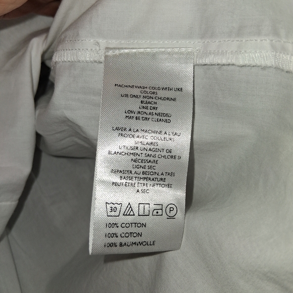 Maeve White Blouse with Dark Trim - Picture 3 of 6